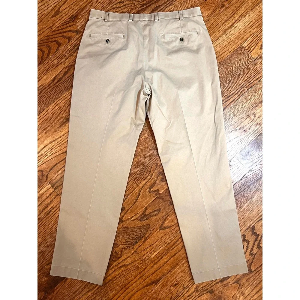 Brooks Brothers Hudson Lightweight‎ Advantage Chino Khaki Pants Mens 38x32 Tan